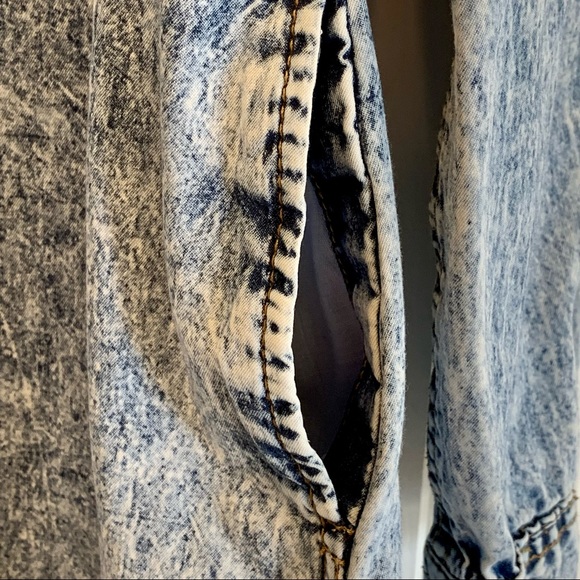 New Look Acid Washed Tunic Top S - Picture 9 of 11